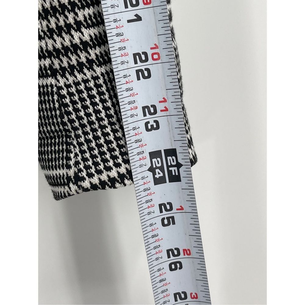 Elie Tahari Blazer Women's Size 6 Houndstooth Black White - Picture 11 of 14